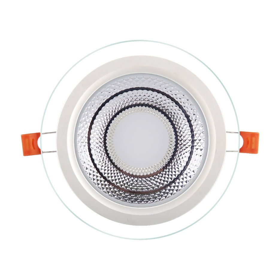 Downlight de panel de vidrio de 6W 12W 18W 24W